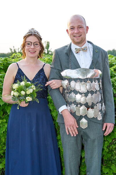 König Hendrik Föcking und Königin Ann-Kathrin Nachtigall