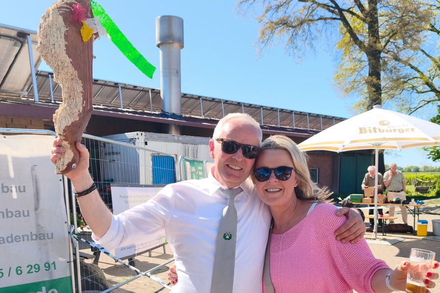 König Martin Sondermann und Königin Nicole Schluse